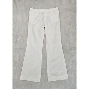 James Perse Pants Womans 30 Tall White Wide Leg Flare Trouser Dress‎ Slacks